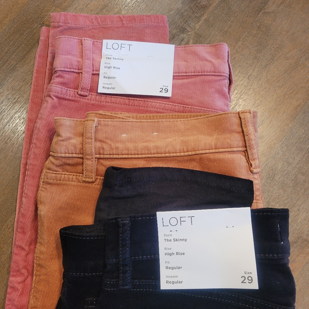 LOFT  The Skinny High Rise Bundle  size 29 NWT + NWOT